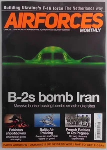 Airforces Monthly magazine August 2025 B-2s bomb Iran + Ukraine's F-16 force - Picture 1 of 1