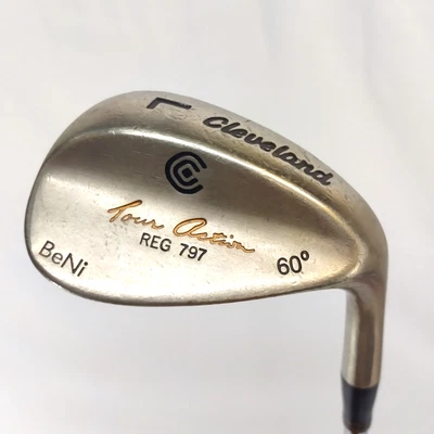 Cleveland Tour Action Reg 797 BeNi 60* Lob Wedge Golf Club Steel Shaft RH 35" - Image 1 of 4