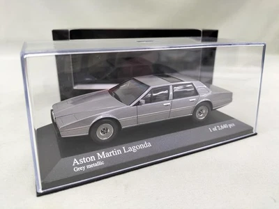 Minichamps Gray metallic Aston Martin Lagonda 1/43 Minicar - Image 1 of 4