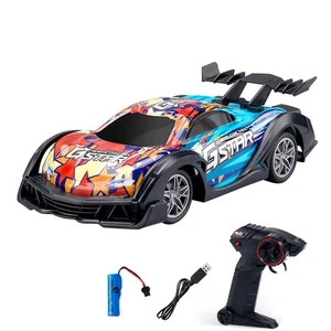 1:18 RC Drift Car 2.4G 4*2 RTR Drifter Racing Car LED Lights Transmitter Battery - Picture 1 of 5