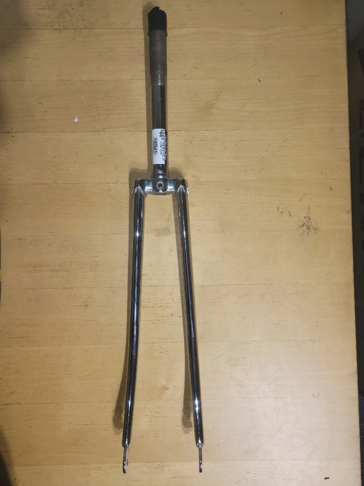 Fork 27" Lightweight NOS 1" Steer tube 243mm Replacement Chrome - Image 1 of 1