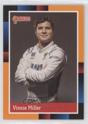 2021 Panini Donruss NASCAR Retro 1988 Orange Vinnie Miller #190 - Image 1 of 2