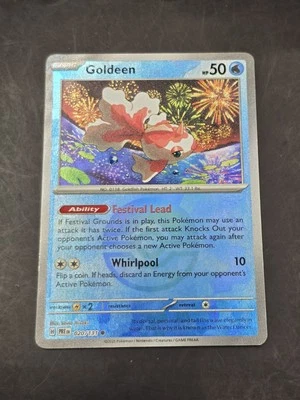 Pokemon TCG Goldeen (Poke Ball Pattern) 020/131 Sv: Prismatic Evolutions Holo NM - Image 1 of 4