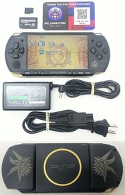 PSP3000 Monster Hunter / New Battery / Genuine Sony Charger / Region Free / 64GB