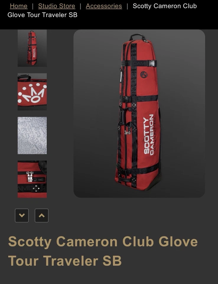 Bolsa de viaje Scotty Cameron Club Glove - Confirmada Foto 1 de 1
