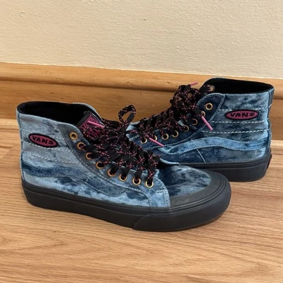 Vans Sk8-Hi 138 Decon Alex Knost/Lee-Ann Curren Blue Velvet Black Sole W 8.5 - Image 1 of 4