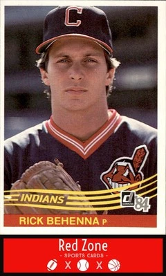 1984 Donruss - #346 Rich Behenna NM Set Break. - Image 1 of 2