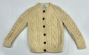 Mc GUINNESS IRISH KNIT WOOL SWEATER FOR THE IRISH SHOP VINTAGE 9Os MADE DONEGAL - Picture 1 of 13
