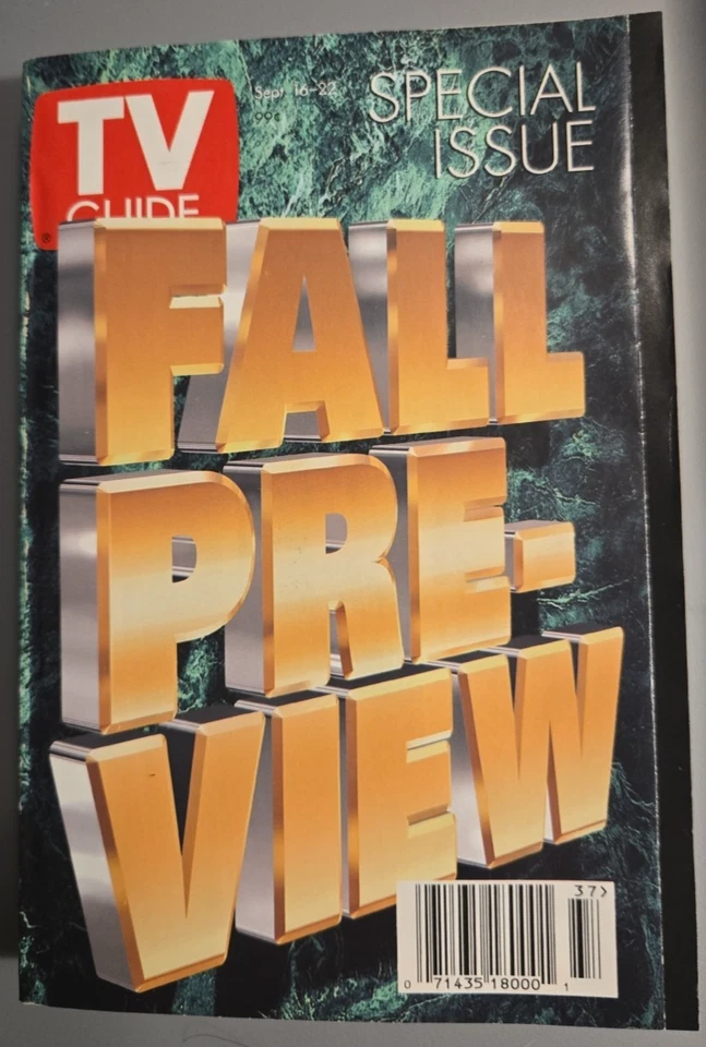 TV GUIDE 1995 FALL PREVIEW ISSUE. Sept 16-22 1995 - Image 1 of 4
