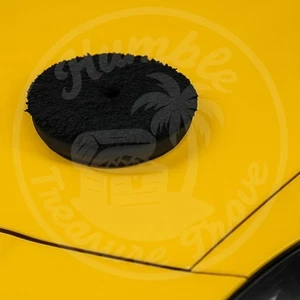 Chemical Guys BUFX_301_4 4 inch Black Microfiber Cutting Pad - Picture 1 of 3