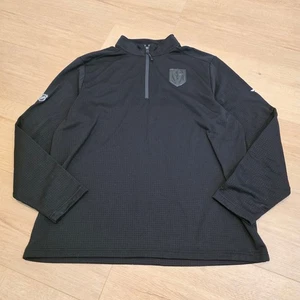 Fanatics Vegas Golden Knights NHL Pro Black Quarter Zip Pullover Men's 2XL - Picture 1 of 10