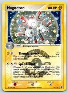 Magneton (Reverse Holo) Feuerrot & Blattgrün 27/112 Pokemon Karte LP - Bild 1 von 2