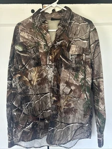 Real Tree Camo Long Sleeve Fleece Medium Excellent Condition - Picture 1 of 4