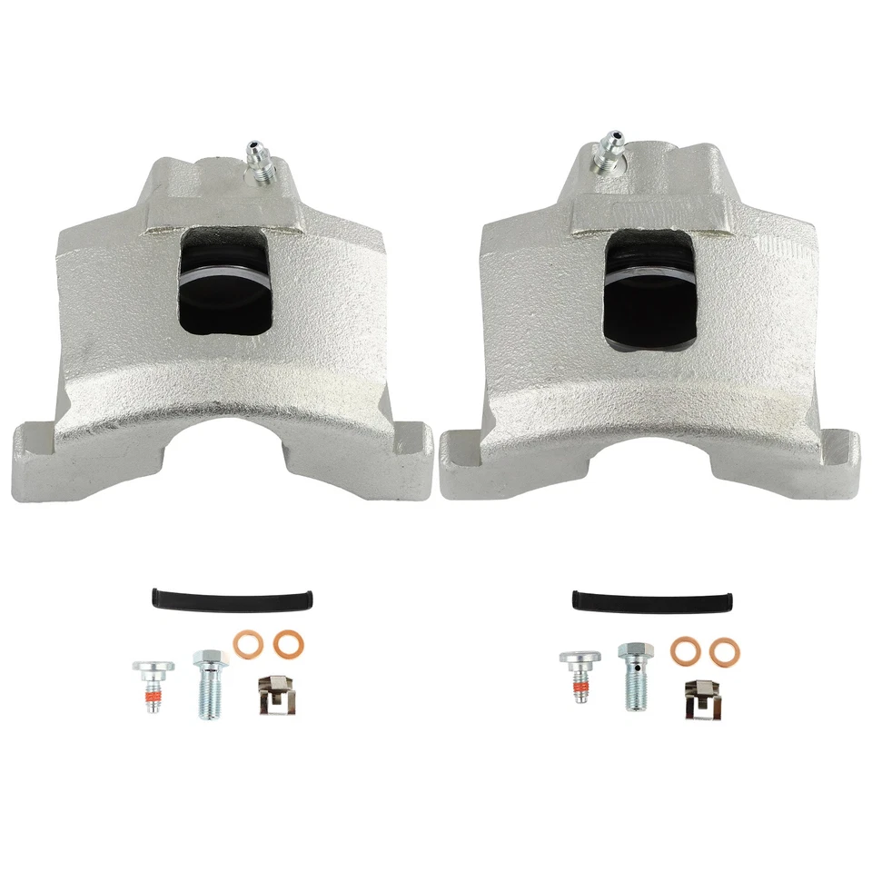 For 77-78 AMC Gremlin 81 Jeep Scrambler 2pcs Silver Front Brake Calipers - Image 1 of 4