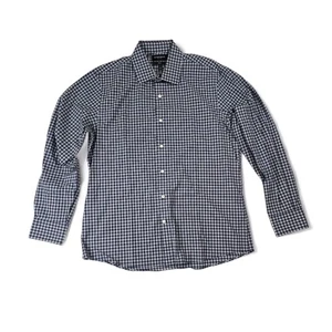 Bonobos Mens Large Slim Fit Long Sleeve Button Up Wrinkle Free Blue Plaid  - Bild 1 von 19