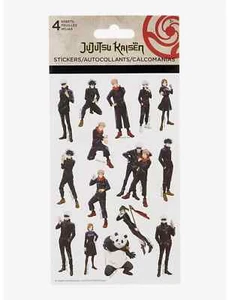 Set adesivi varietà 4 fogli personaggi Jujutsu Kaisen NUOVI! - Foto 1 di 4