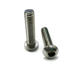 1/4-20 Standard Hex Socket Cap Button Head Allen Screw Bolt Hardware 2pcs - Picture 1 of 9