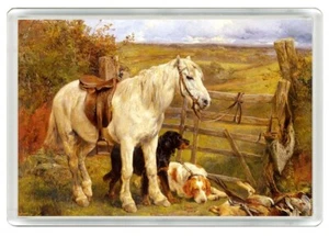 GORDON & ENGLISH SETTER DOG ART PRINT NOVELTY ACRYLIC FRIDGE MAGNET GREAT GIFT - Picture 1 of 1