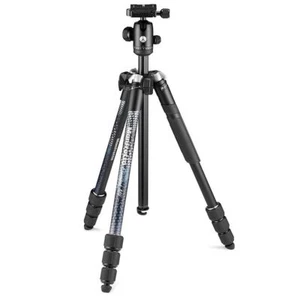 Elemento Manfrotto, Treppiede da Viaggio in Alluminio, Borsa da Trasporto, Testa a Sfera Compatibile Arca - Foto 1 di 9