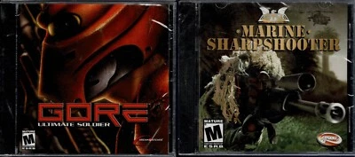 Gore Ultimate Soldier & CTU Marine Sharpshooter Pc Brand New XP Action Shooters - Image 1 of 2