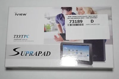-NEW-IVIEW SUPRAPAD 733TPC 7 INCH TABLET -DUAL CAM ANDROID WIFI * FREE SHIPPING* - Image 1 of 4