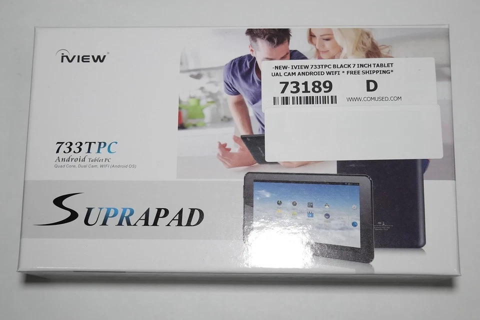 -NEW-IVIEW SUPRAPAD 733TPC 7 INCH TABLET -DUAL CAM ANDROID WIFI * FREE SHIPPING* - Image 1 of 4