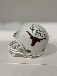 2005 Texas Rose Bowl Mini Helmet Autographed By Vince Young - Picture 1 of 5