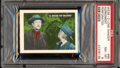 1950-60 W536-2 Lone Ranger Perforated #65 Agreement PSA 8 - Image 1 of 2