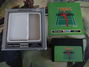 Radio Shack TRS-80 Tennis Program Pak CIB Complete with Box & Manual Vintage - Picture 1 of 12