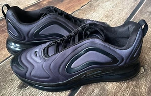 NIKE AIR MAX 720 AR9293-003 SHOES BLACK ANTHRACITE WOMENS SIZE 11 EXCELLENT - Picture 1 of 10