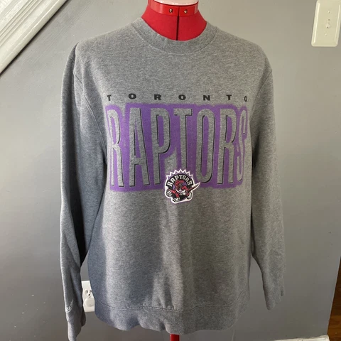 Mitchell & Ness Toronto Raptors NBA Sweatshirt- Mens L  Retro 2014- Preowned Cover
