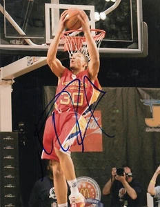 Miami Heat Kansas State Michael Beasley McDonalds Game Autograph 8x10 Photo Pic - Picture 1 of 1