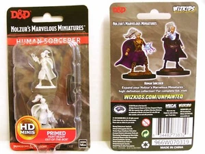 WZK73832 - D&D Nolzur's Marvelous Wave 10 - Sin pintar - Hechicero humano femenino - Imagen 1 de 1