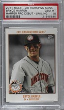 2011 MultiAd Sports Hagerstown Suns Bryce Harper (Smiling) PSA 10 GEM MT
