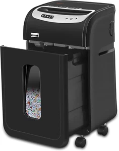 Trituradora de papel resistente, trituradora de corte transversal de 20 hojas para oficina en casa Heavy Dut - Imagen 1 de 7