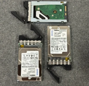 LOT 3 Lenovo 300GB 15K SAS 6Gb 2.5" HDD Drive ST9300653SS ThinkServer with Caddy - Picture 1 of 9