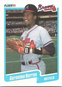 1990 Fleer MLB Geronimo Berroa #575. - Picture 1 of 2
