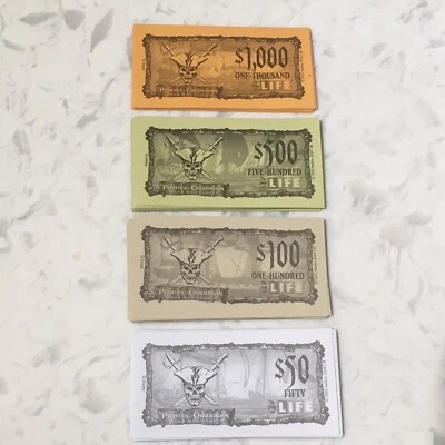 Game Of Life Pirates of the Caribbean Dead Man’s Chest Replacement Parts Money - Image 1 of 4