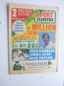 VINTAGE ORIGINAL NEWSPAPER JOURNAL SPORT ILLUSTRE 1973 JEAN BELIVEAU J ROUGEAU - Picture 1 of 2