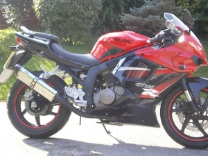 Hyosung GTR125 / GT125 COMET Stainless Performance Motorbike Exhaust, pipe - Picture 1 of 18