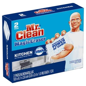 Mr. Clean Magic Eraser Original leistungsstarke Mehrzweck-Haushaltsreinigung 2 Pads - Bild 1 von 8