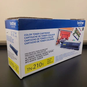 Genuine Brother TN-210Y Yellow Toner Cartridge - OEM - HL MFC Series Compatible - Picture 1 of 1