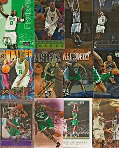 (25) Verschiedene Antoine Walker BK Karten Kentucky Celtics ROOKIES BV $ 30+ - Bild 1 von 2