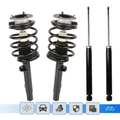 4pcs Front & Rear Struts Shock W/Coil Spring For BMW 323i 325Ci 328i 330i E46 - Image 1 of 4