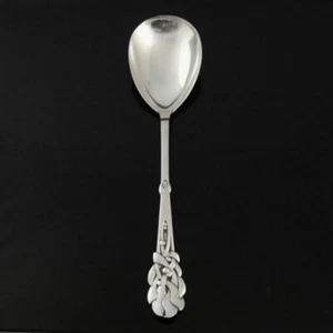 Heimbürger Silver Serving Spoon, Large 27,6 cm. - Mistletoe / Mistelten - Picture 1 of 1