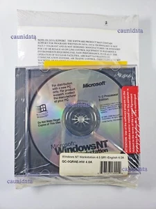 COMPAQ QC-0QRAE-HW MICROSOFT WINDOWS NT 4.0 WORKSTATION SOFTWARE FACTORY SEALED - Picture 1 of 3