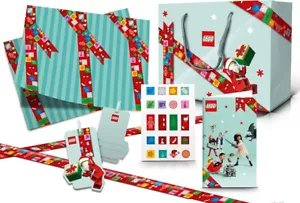 LEGO VIP Santa Gifting Set - Bag, Wrapping Paper, Card, Stickers & More RDP95714 - Picture 1 of 9