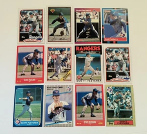 Rangers Scott Fletcher Lot 1986 Topps Traded 36T 1988 Donruss 180 1987 Topps 462 - Picture 1 of 12