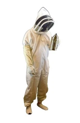 ECO-KEEPER Beekeeping Suit, Bee Suit, Beekeeper suit with Gloves -Large Size