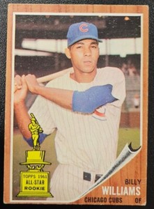 1962 TOPPS BILLY WILLIAMS BASEBALL CARD #288  VG CORNER CREASE READ DESC  *YCC*